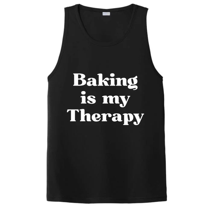 Baking Is My Therapy Gift Performance Tank