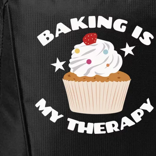 Baking Is My Therapy Gift Baker Baking Gift Great Gift City Backpack