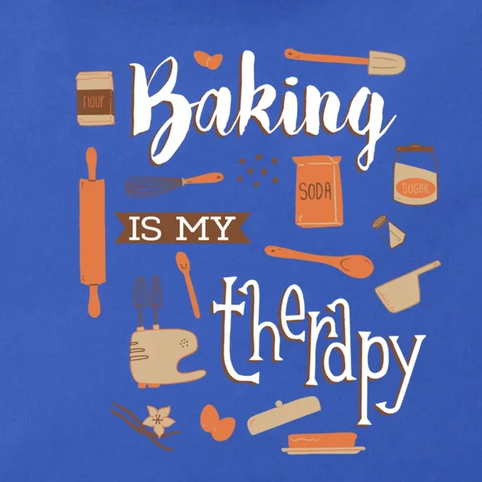 Baking Is My Therapy Gift Zip Tote Bag