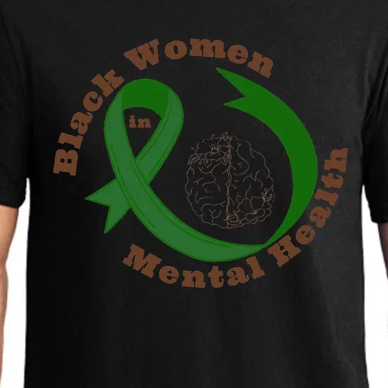 Black  In Mental Health Pajama Set