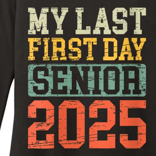 Bruh ItS My Last First Day Senior 2025 Back To School Funny Womens CVC Long Sleeve Shirt