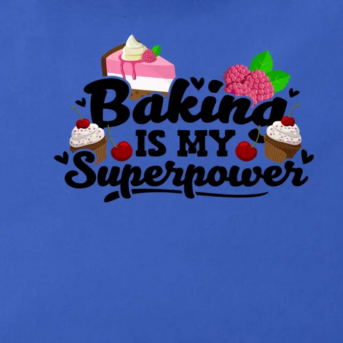 Baking Is My Superpower Cake Pastry Baker Baking Meaningful Gift Zip Tote Bag