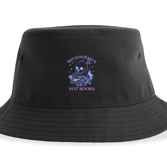 Ban Ignorance Not Books Sustainable Bucket Hat