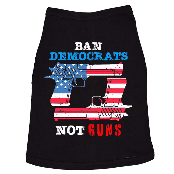 Ban Idiots Not Guns 2nd Amendment Constitution Rights Doggie Tank