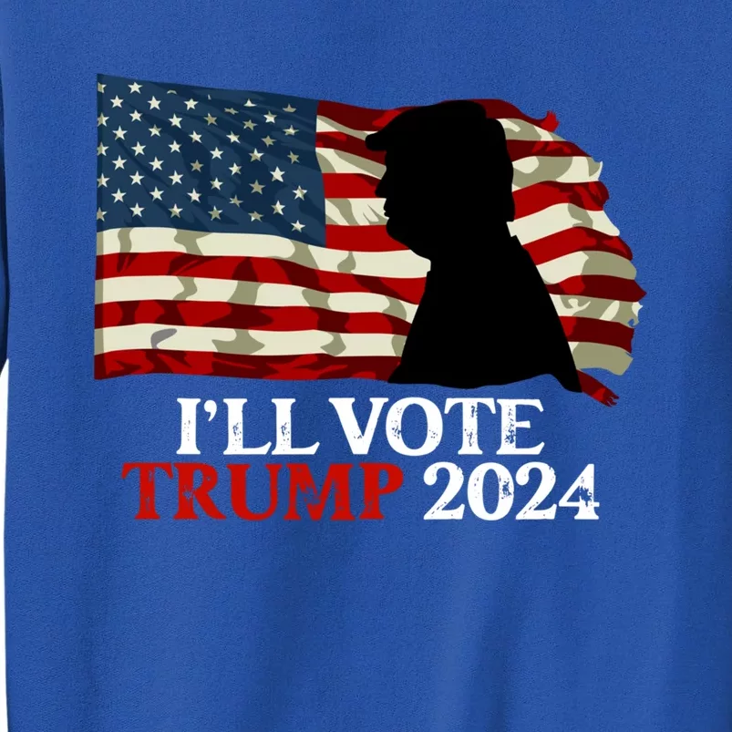 Biden Is Not My President ILl Vote Trump 2024 Gift Tall Sweatshirt