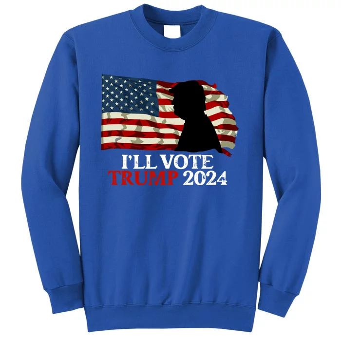 Biden Is Not My President ILl Vote Trump 2024 Gift Tall Sweatshirt