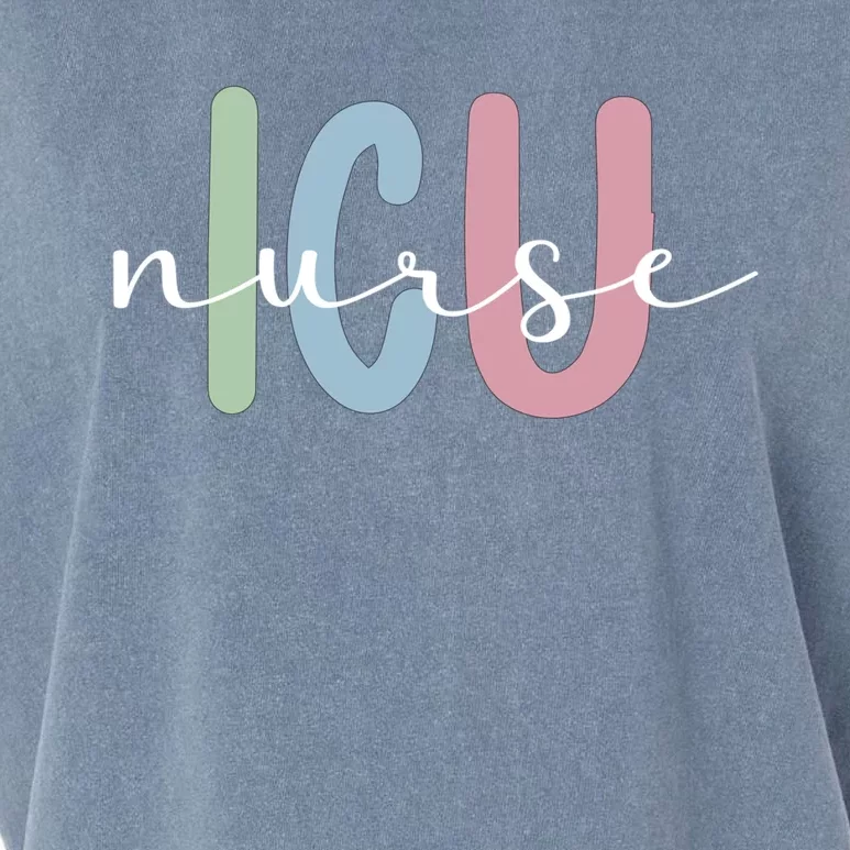 Best Icu Nurse Appreciation Intensive Care Unit Nurse Great Gift Garment-Dyed Women's Muscle Tee