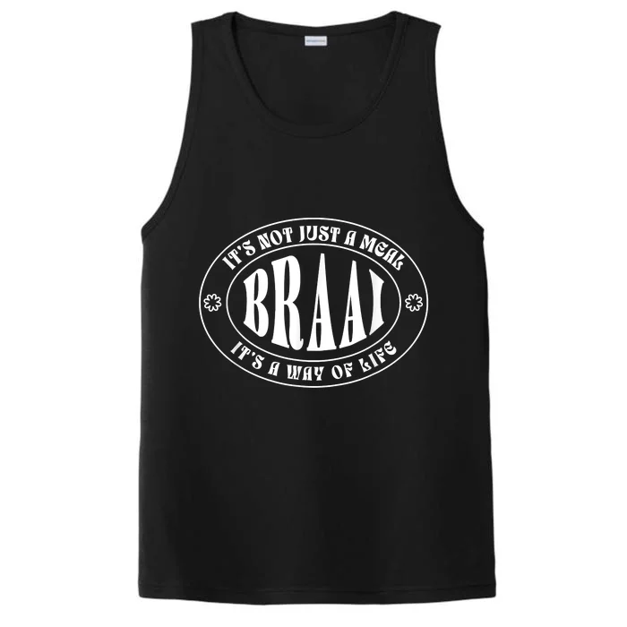 Braai It's Not Just A Meal South Africa Performance Tank