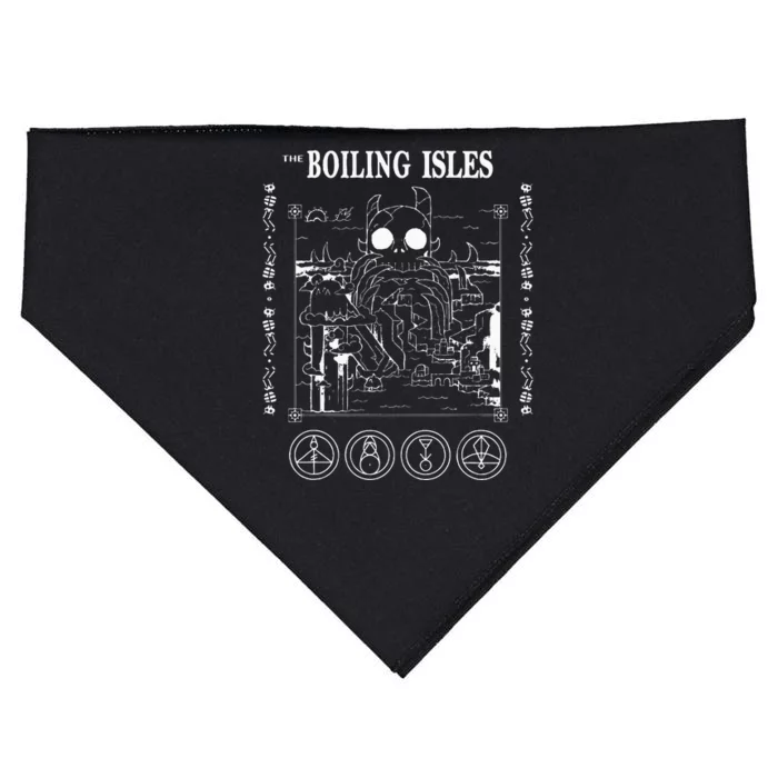 Boiling Isles Owl House Love Christmas Trendy USA-Made Doggie Bandana