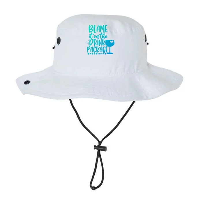 Blame It On The Package Cruise Alcohol Wine Lover Gift Legacy Cool Fit Booney Bucket Hat