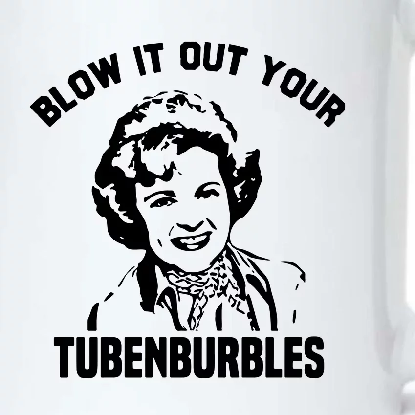 Blow It Out Your Tubenburbles Black Color Changing Mug