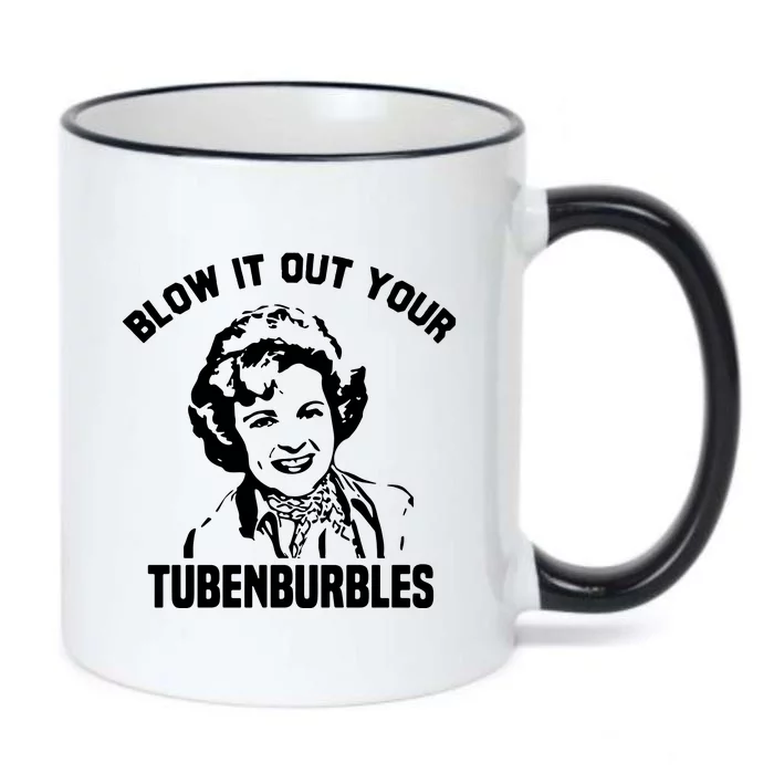 Blow It Out Your Tubenburbles Black Color Changing Mug