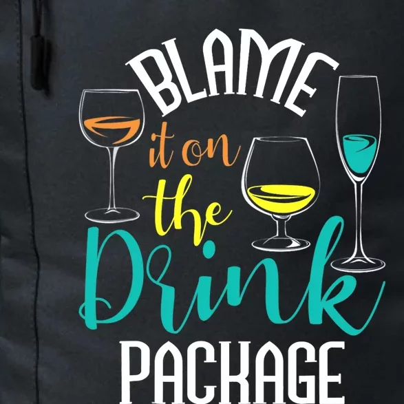 Blame It On The Drink Package Cruising Lover Cruiser Cruise Daily Commute Backpack