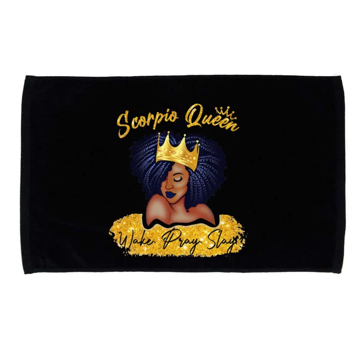 Born In October 23 To November 22 Birthday Scorpio Afro Microfiber Hand Towel