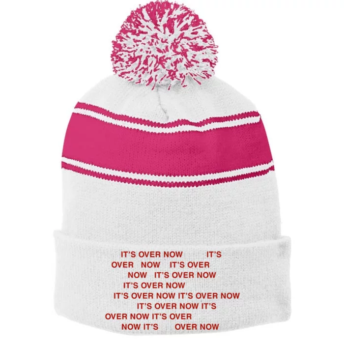 Billieeilish It’S Over Now Baby Onesie Stripe Pom Pom Beanie