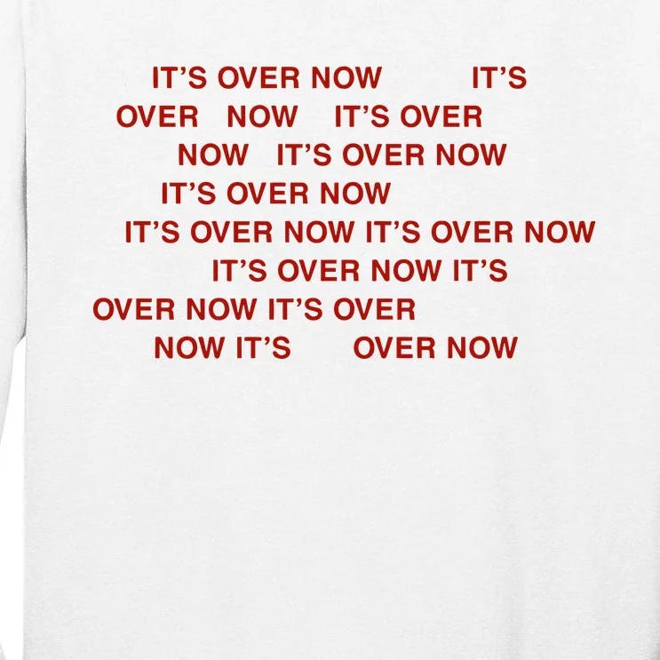 Billieeilish It’S Over Now Baby Onesie Tall Long Sleeve T-Shirt