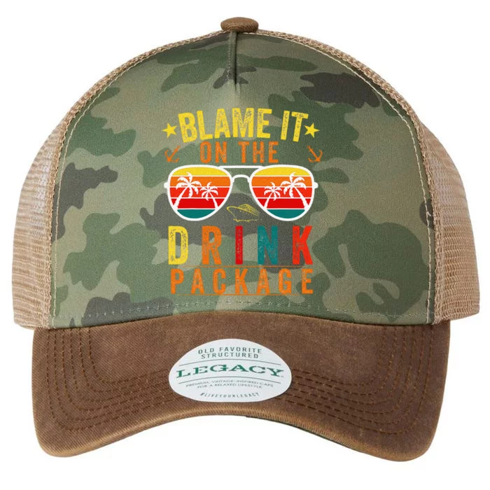 Blame it on The Cruise Package Cruise Cruising Matching Legacy Tie Dye Trucker Hat