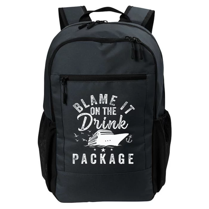 Blame It On The Drink Package Daily Commute Backpack