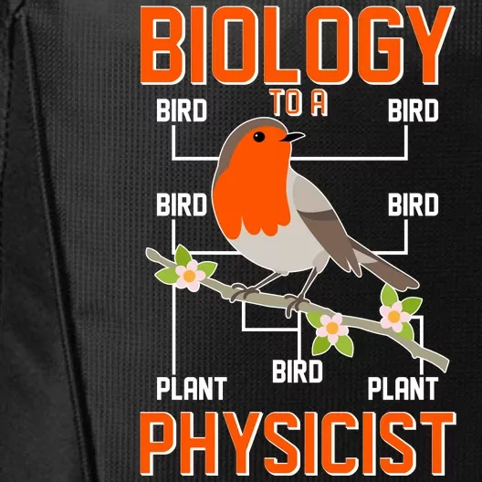 Biology To A Physicist Bird Biagram City Backpack