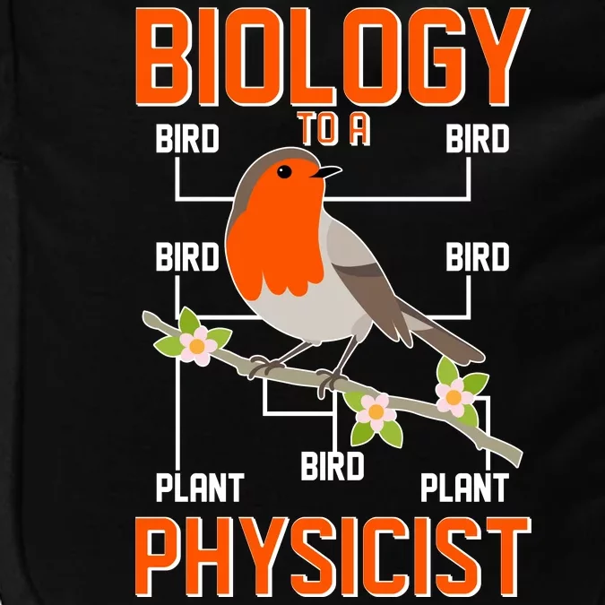 Biology To A Physicist Bird Biagram Impact Tech Backpack