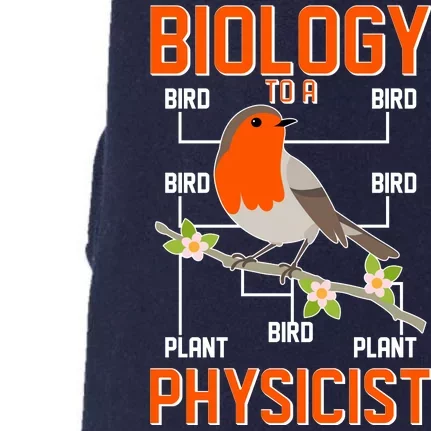 Biology To A Physicist Bird Biagram Doggie 3-End Fleece Hoodie