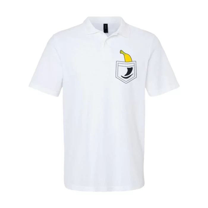 Banana In Pocket Banana Lover Softstyle Adult Sport Polo