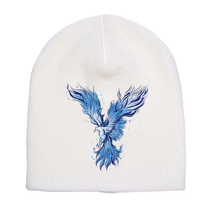 Blue Ice Phoenix Royal Phoenix Blue Short Acrylic Beanie