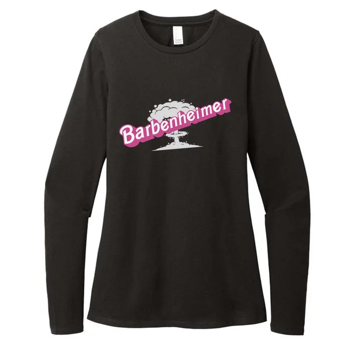 Barbenheimer In Pink Womens CVC Long Sleeve Shirt