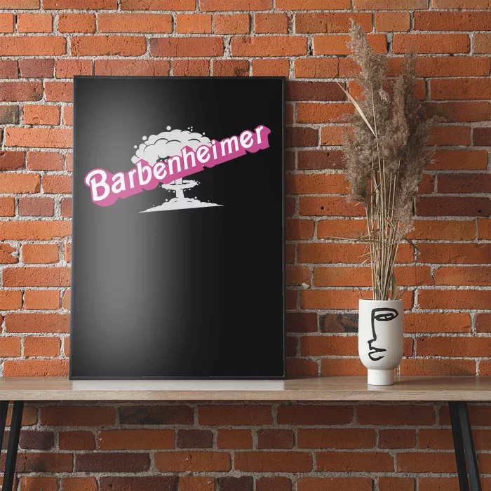 Barbenheimer In Pink Poster