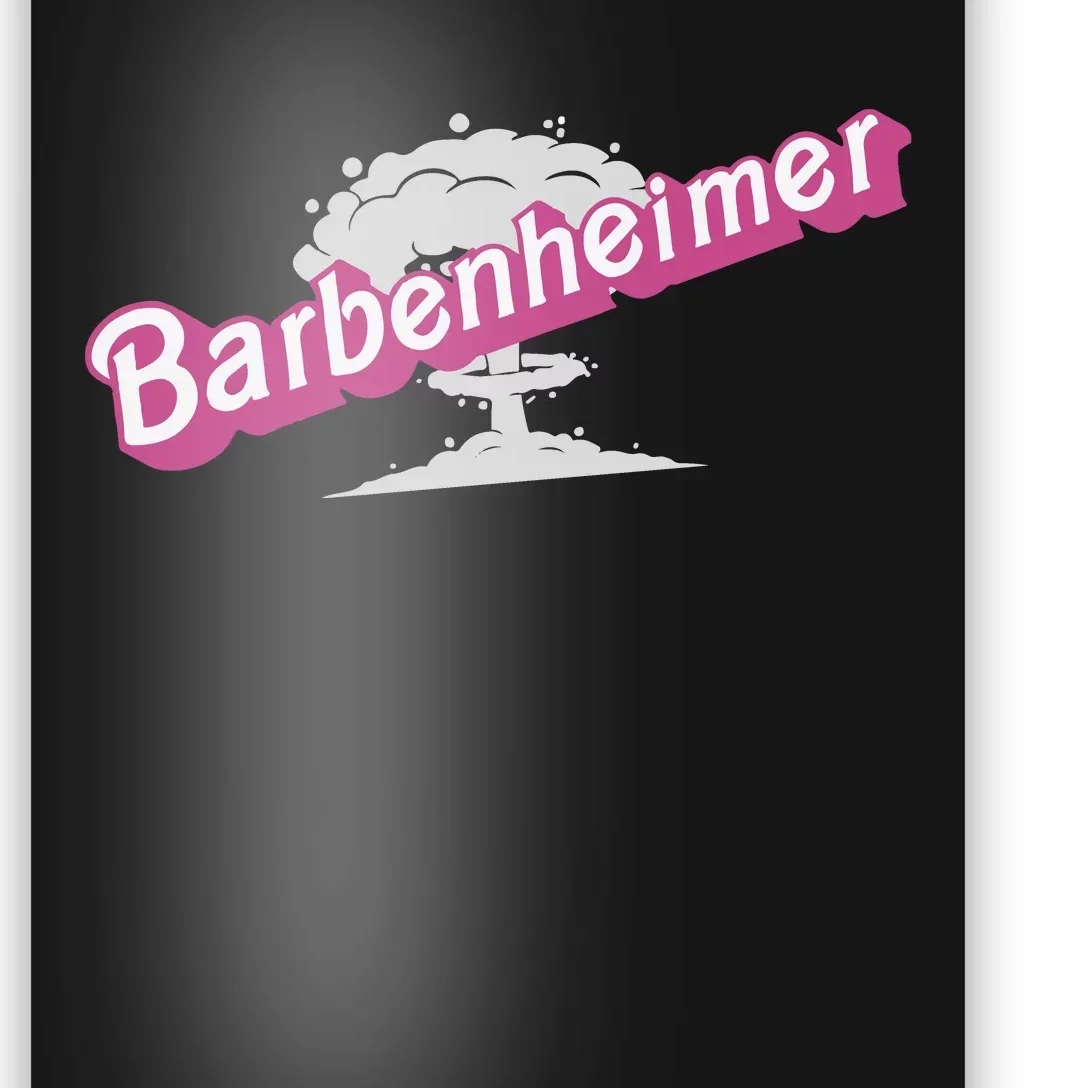 Barbenheimer In Pink Poster