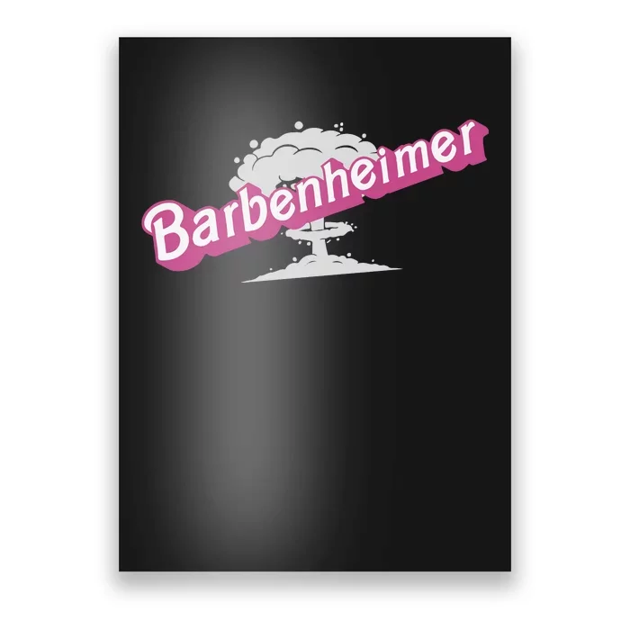 Barbenheimer In Pink Poster