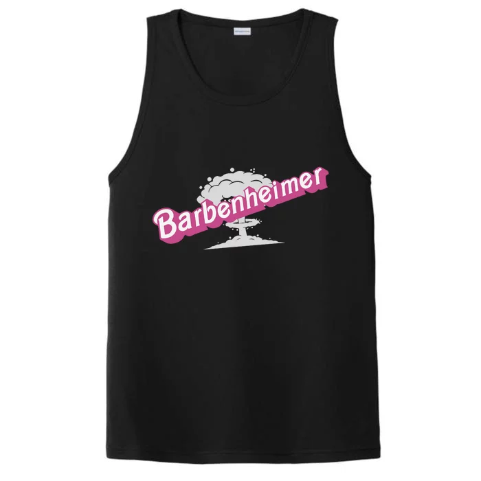 Barbenheimer In Pink Performance Tank