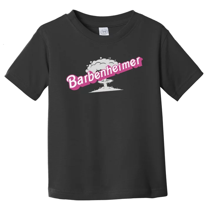 Barbenheimer In Pink Toddler T-Shirt