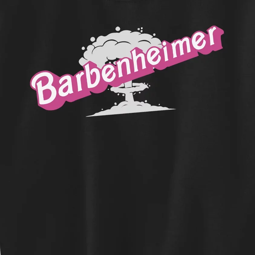 Barbenheimer In Pink Kids Sweatshirt