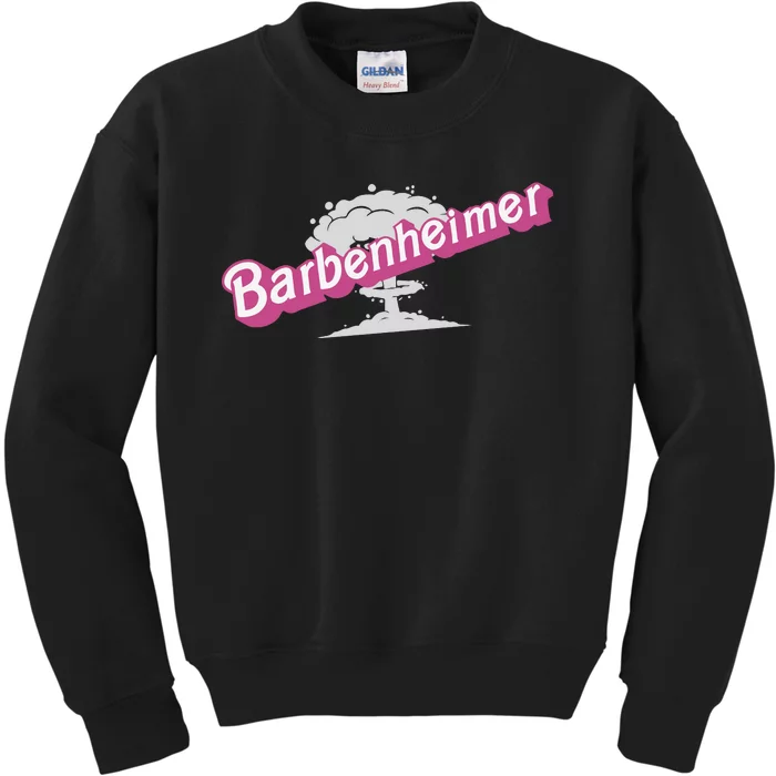 Barbenheimer In Pink Kids Sweatshirt