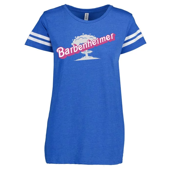 Barbenheimer In Pink Enza Ladies Jersey Football T-Shirt