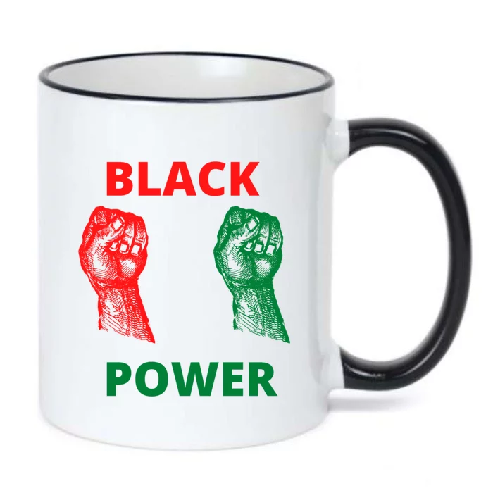 Black Is Power Beautiful Strong Visionary Revolutionary Gift Black Color Changing Mug