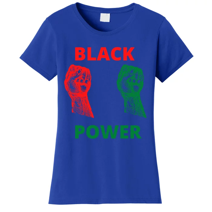 Black Is Power Beautiful Strong Visionary Revolutionary Gift Women's T-Shirt