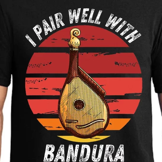 Bandura I Pair Well With Bandura Instrument Lover Pajama Set