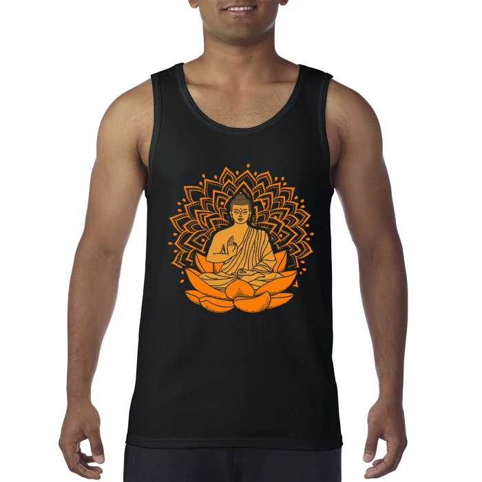 Buddha Inner Peace Relax And Let It Go Tank Top