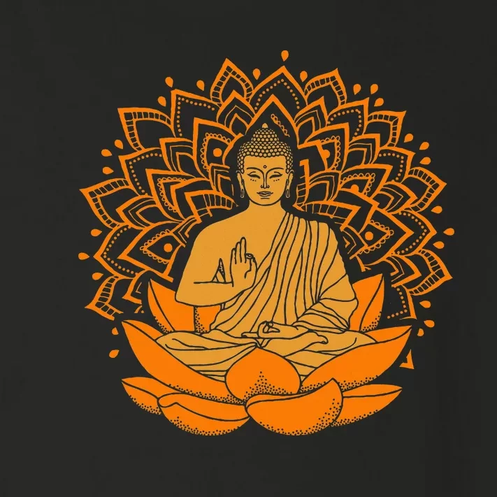 Buddha Inner Peace Relax And Let It Go Toddler Long Sleeve Shirt