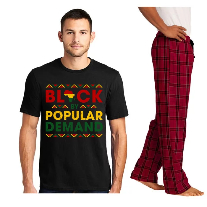 Black Is Popular By Ded Black History Month African Pride Gift Pajama Set