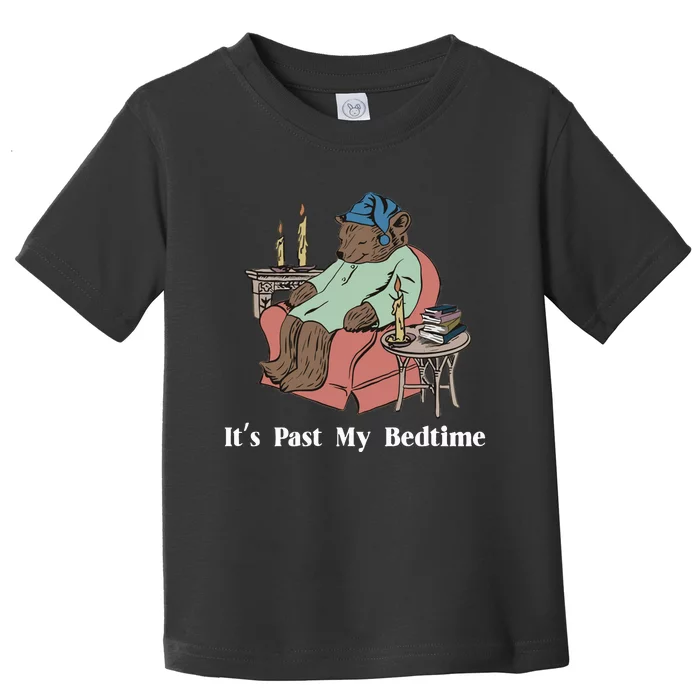 Bear Its Past My Bedtime Toddler T-Shirt