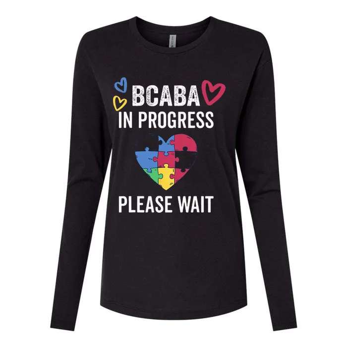 BCABA In Progress Future BCBA Womens Cotton Relaxed Long Sleeve T-Shirt