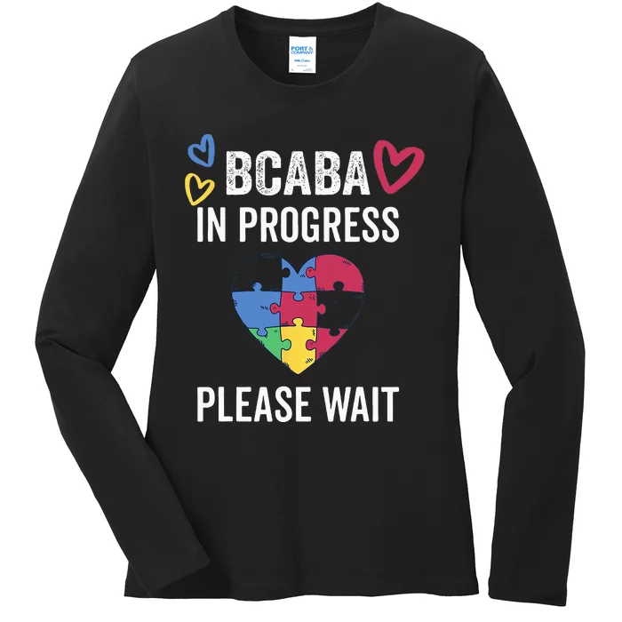 BCABA In Progress Future BCBA Ladies Long Sleeve Shirt