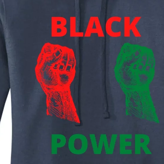 Black Is Power Beautiful Strong Visionary Revolutionary Funny Gift Women's Pullover Hoodie