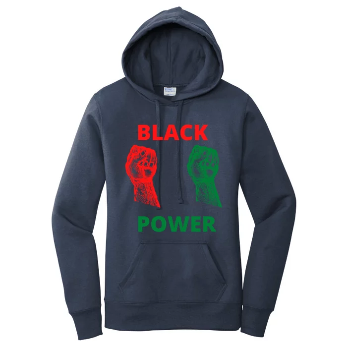 Black Is Power Beautiful Strong Visionary Revolutionary Funny Gift Women's Pullover Hoodie