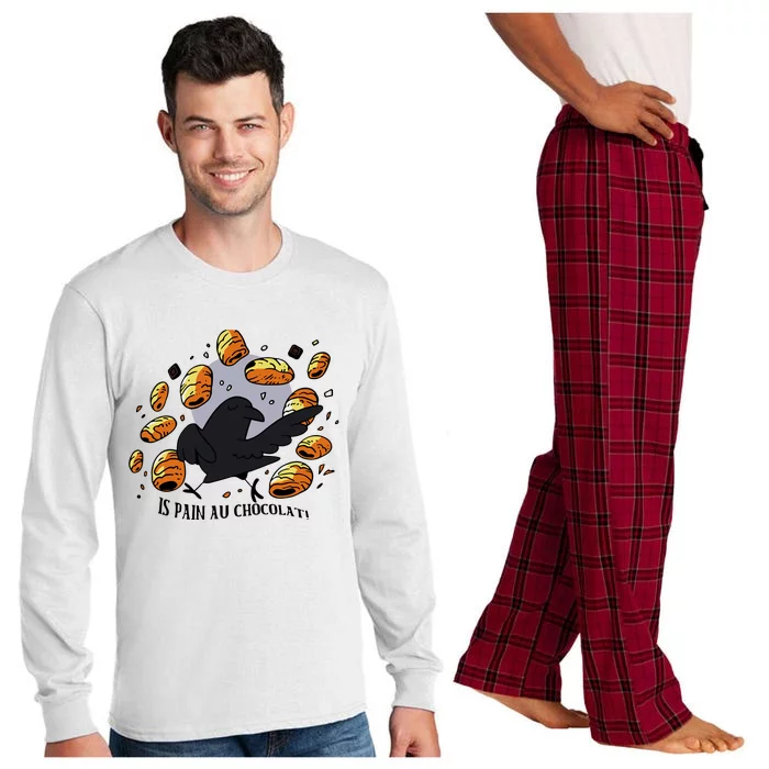 Bird Is Pain Au Chocolat Long Sleeve Pajama Set