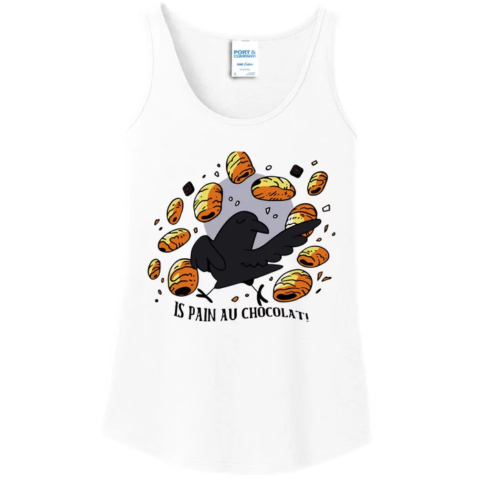 Bird Is Pain Au Chocolat Ladies Essential Tank