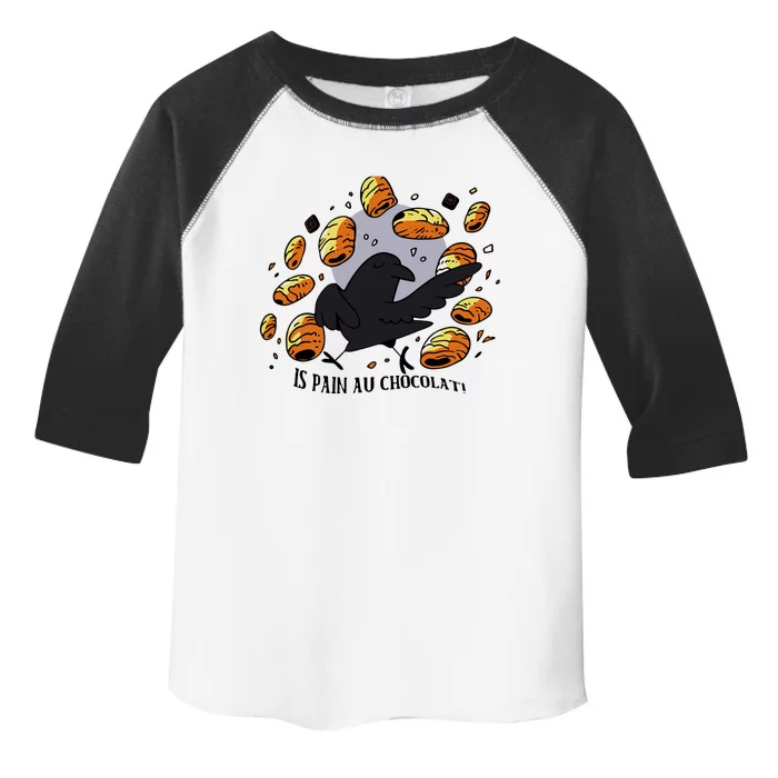 Bird Is Pain Au Chocolat Toddler Fine Jersey T-Shirt